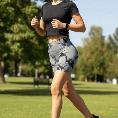 Short de sport femme